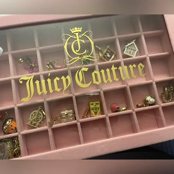 Juicy Couture Pink and Gold Jewelry Organizer - Picture 3 of 3